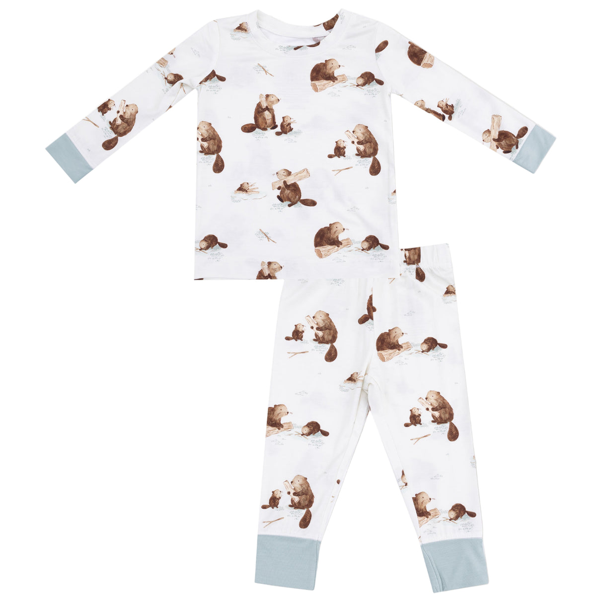 Long Sleeve Loungewear Set - Baby Beavers - HoneyBug