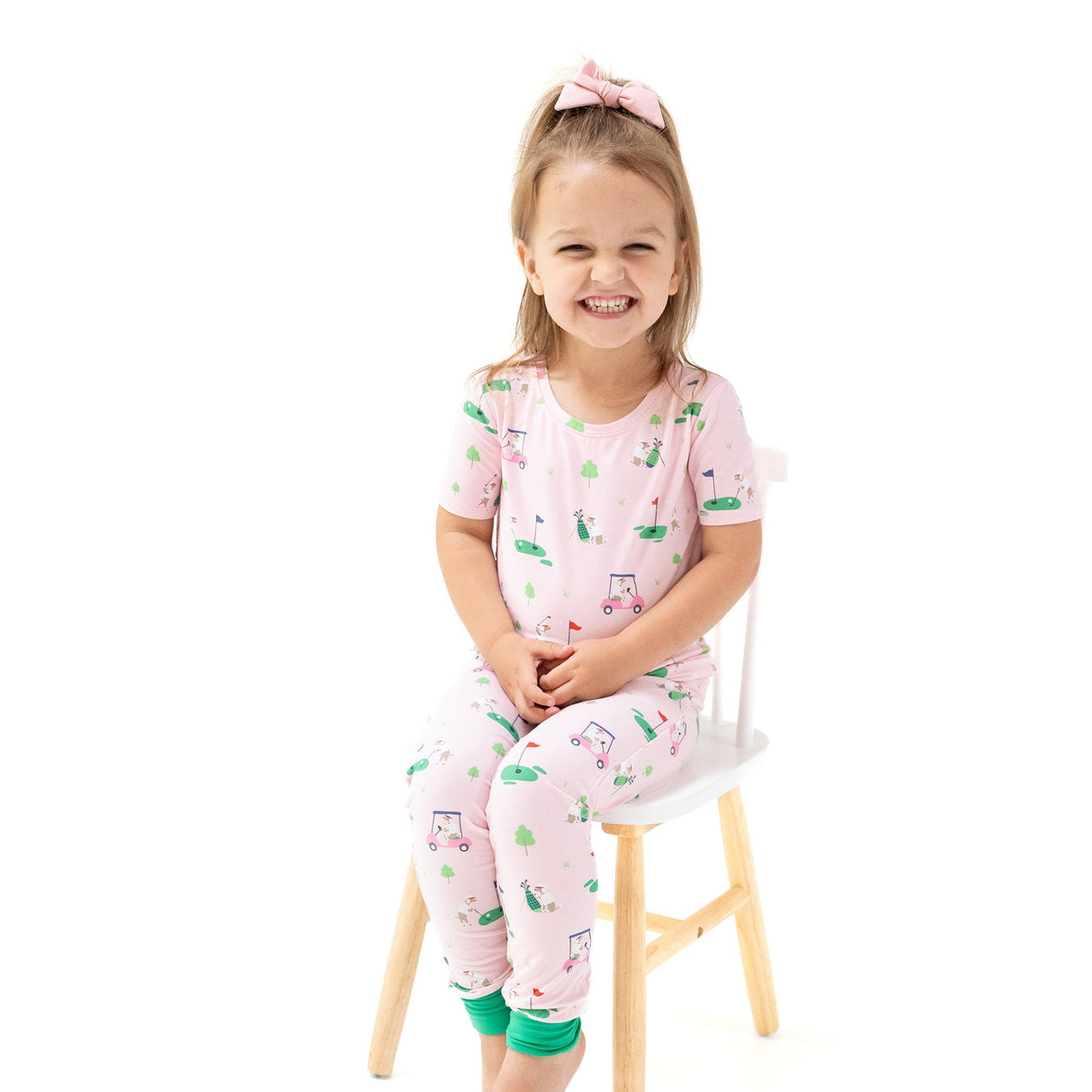 Short Sleeve Loungewear Set - HoneyBug