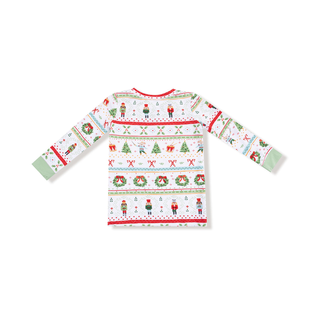 Long Sleeve Loungewear Set - Nutcracker Fair Isle - HoneyBug
