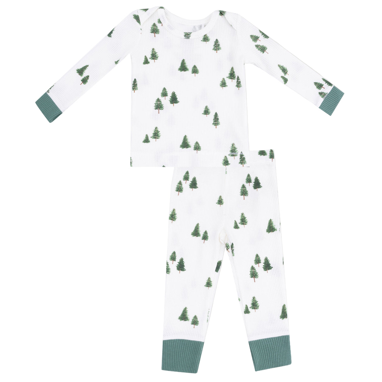 Long Sleeve Loungewear Set - Tiny Forest - HoneyBug