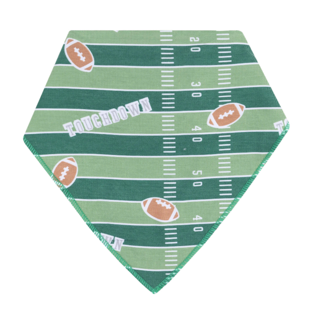 Bandana Bib - Football Field - Glow in the Dark - HoneyBug