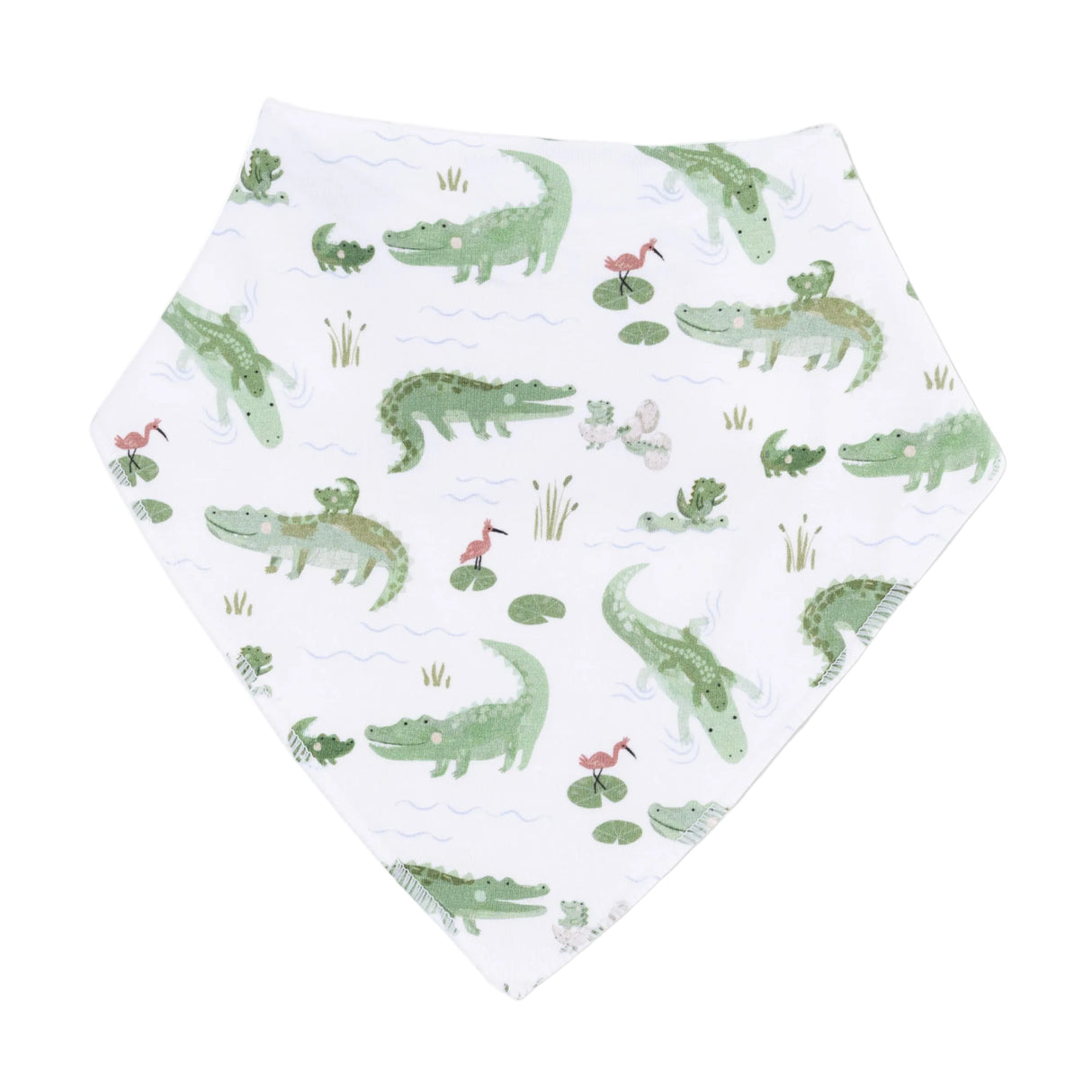 Crayon Alligators - Bandana Bib