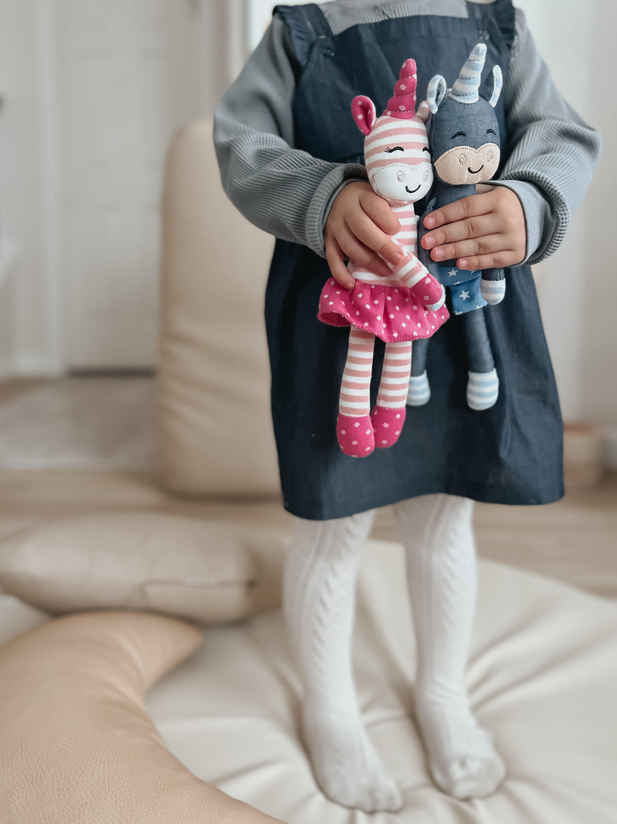 Tiny Dancing Unicorn - Pink Stripe - HoneyBug