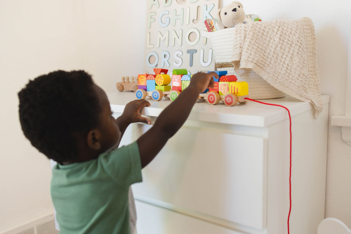 Farm Wooden Stacking Train