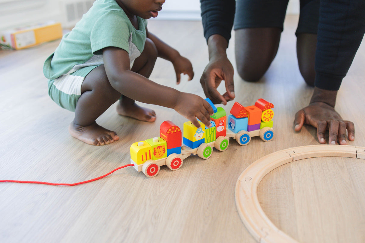 Farm Wooden Stacking Train