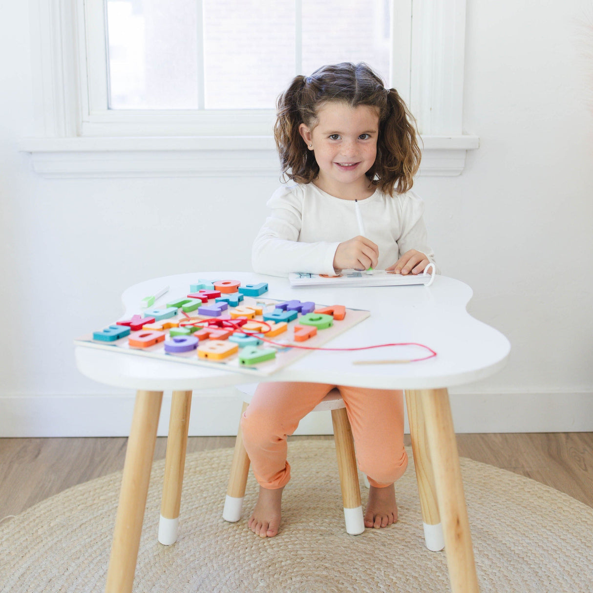 ABC Puzzle Set with Flashcards + Whiteboard