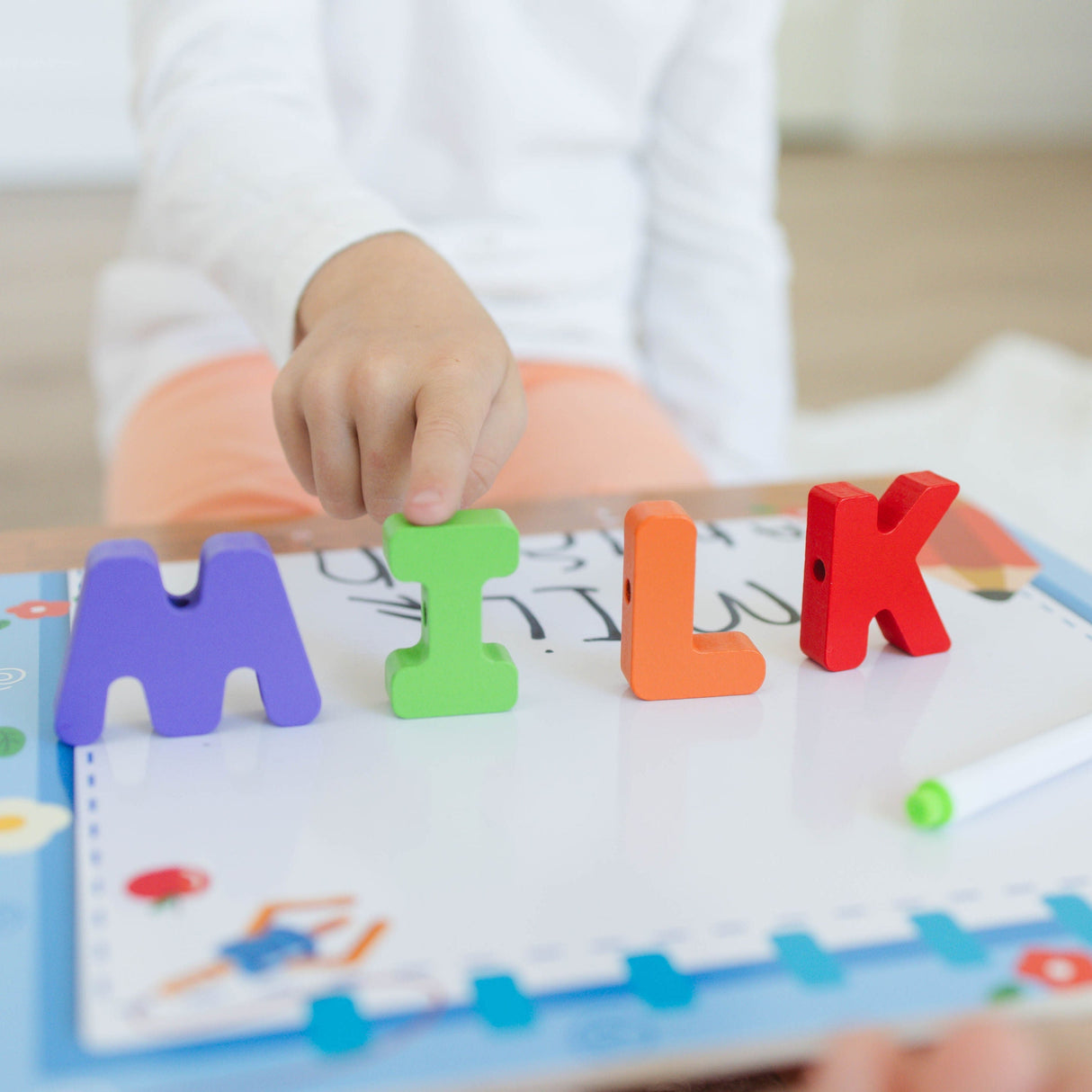 ABC Puzzle Set with Flashcards + Whiteboard