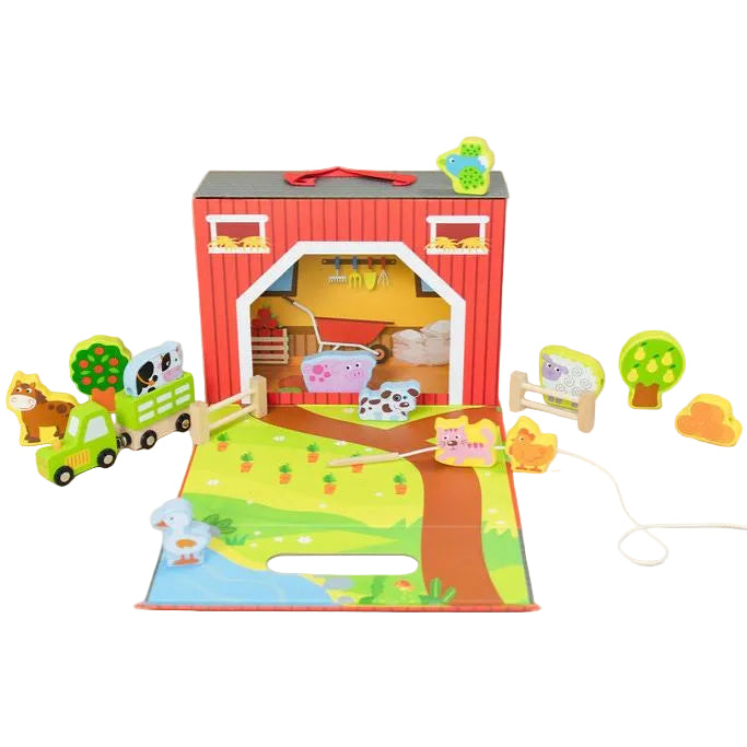 Farm Play Set Lacing Toy
