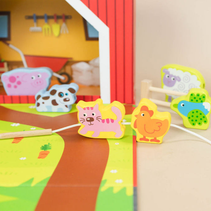 Farm Play Set Lacing Toy