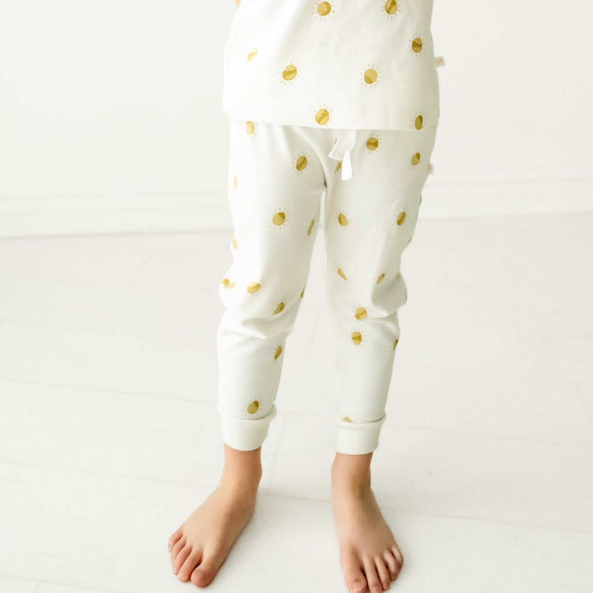 Organic Baby Toddler Harem Pants - Sunshine - HoneyBug