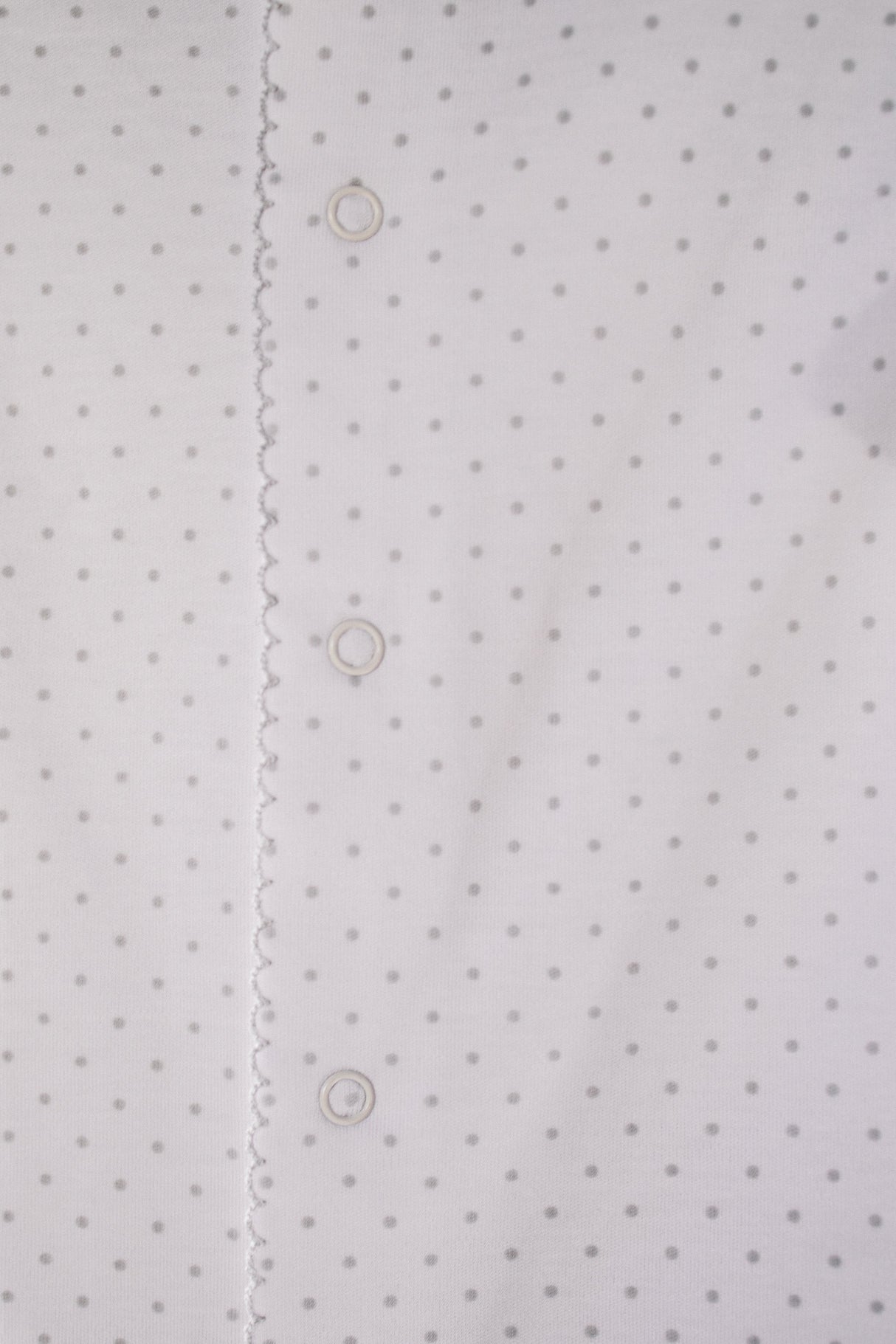 Grey Polka Dot Footie - HoneyBug