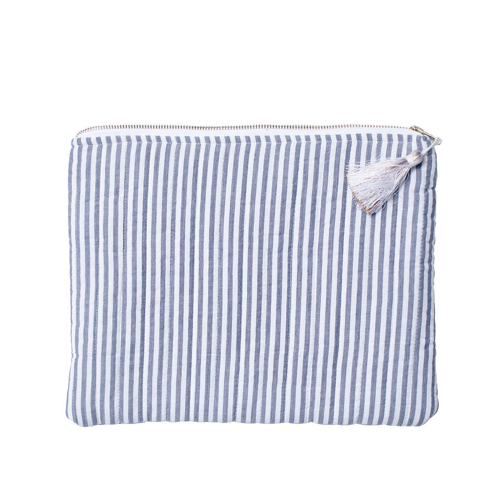 Linen pouch | Harbor Island stripe - HoneyBug