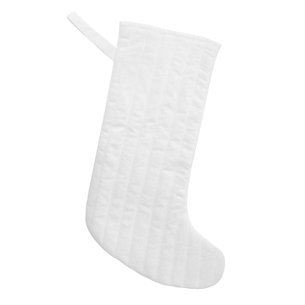 Quilted Linen Stocking - HoneyBug