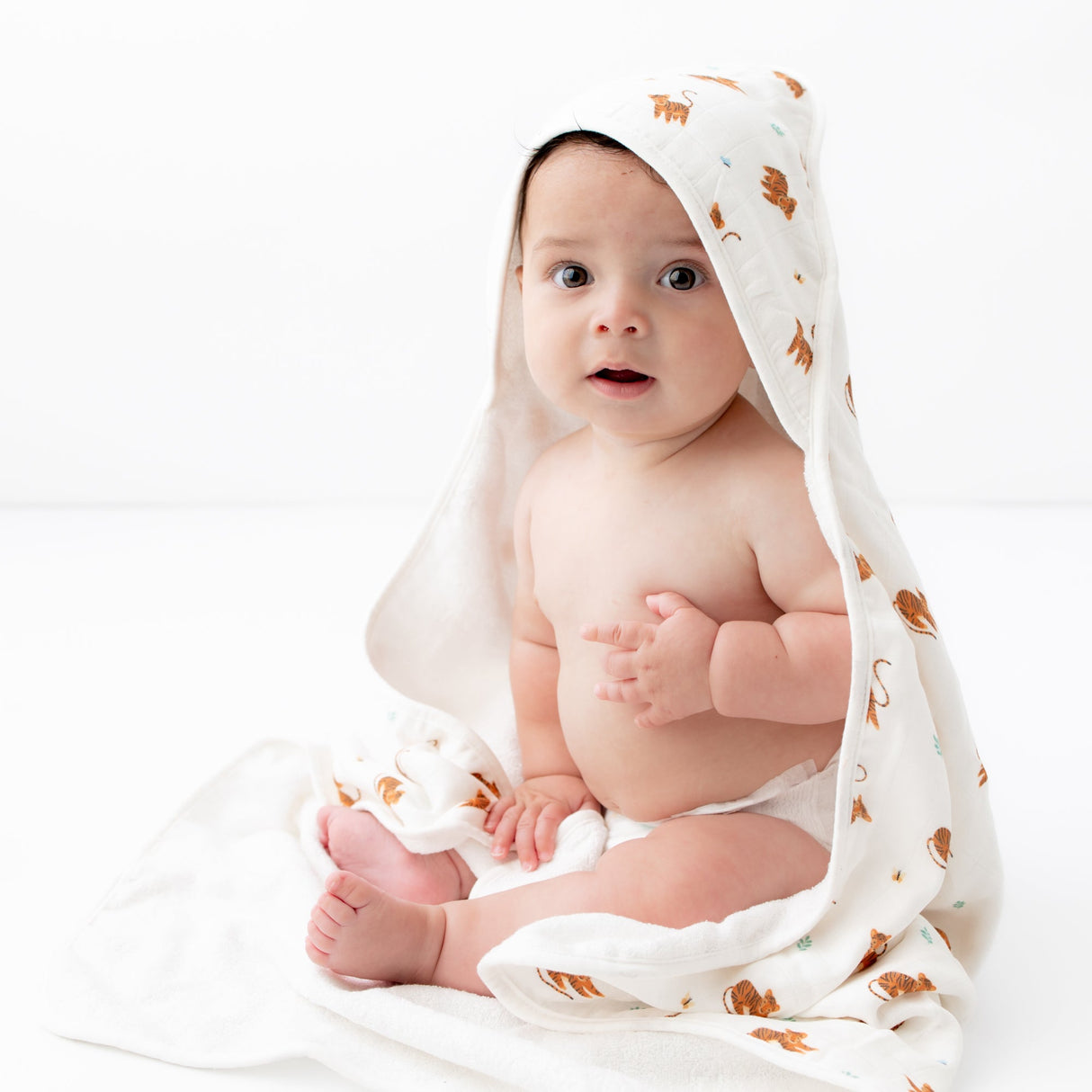 Tiger Hooded Towel Set - HoneyBug