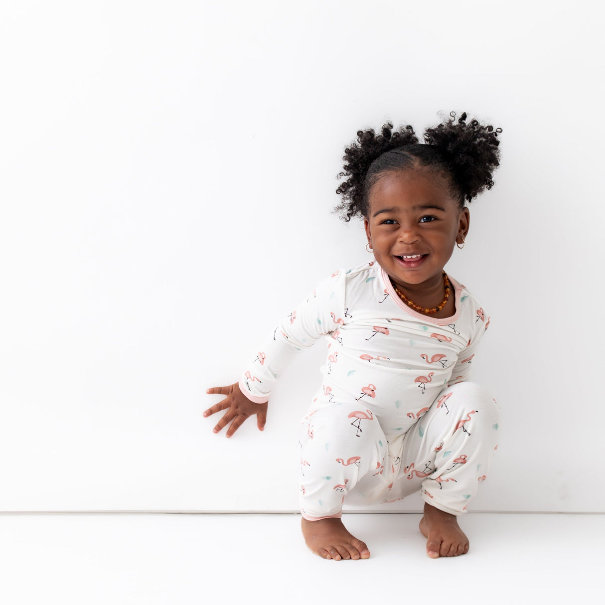 Flamingo Pajama Set - HoneyBug
