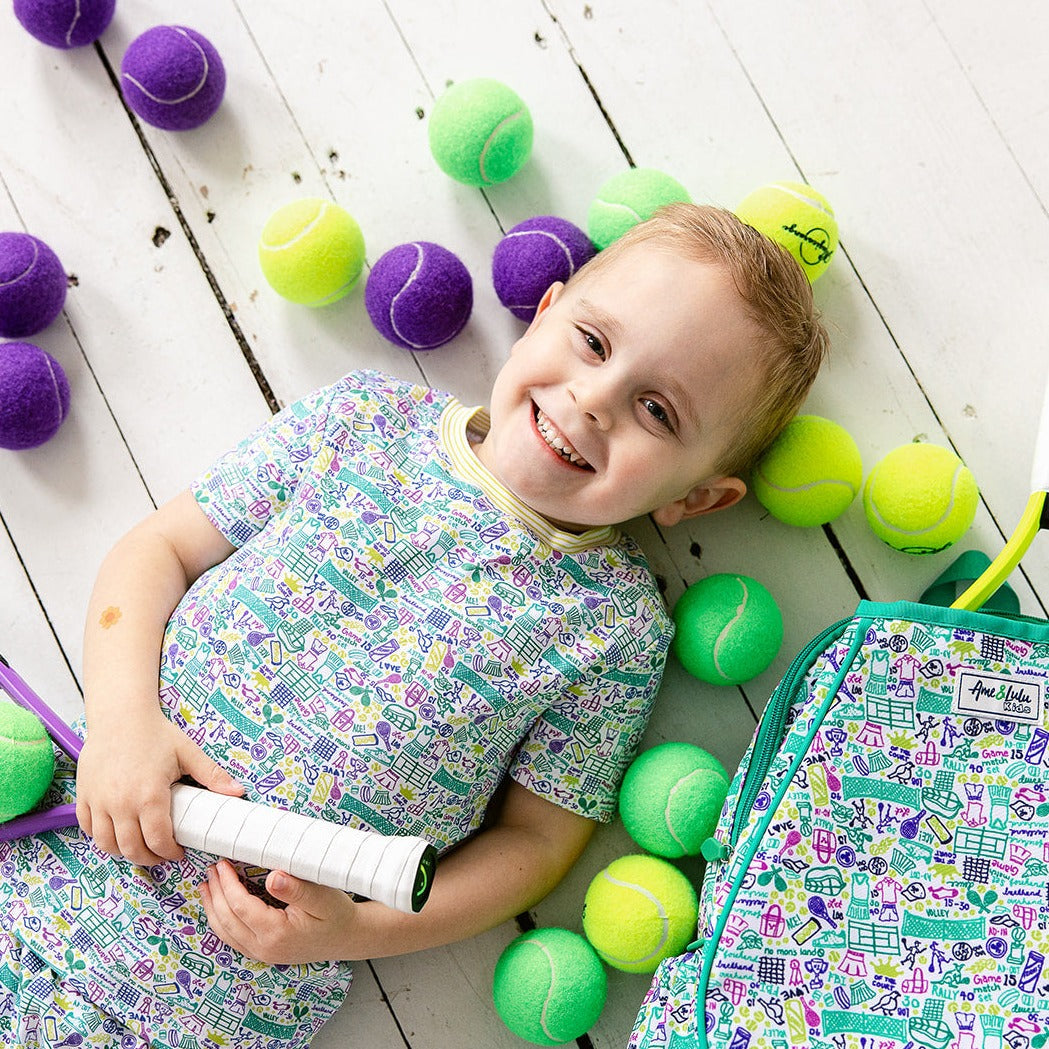 Tennis Boy's Polo Shirt - HoneyBug