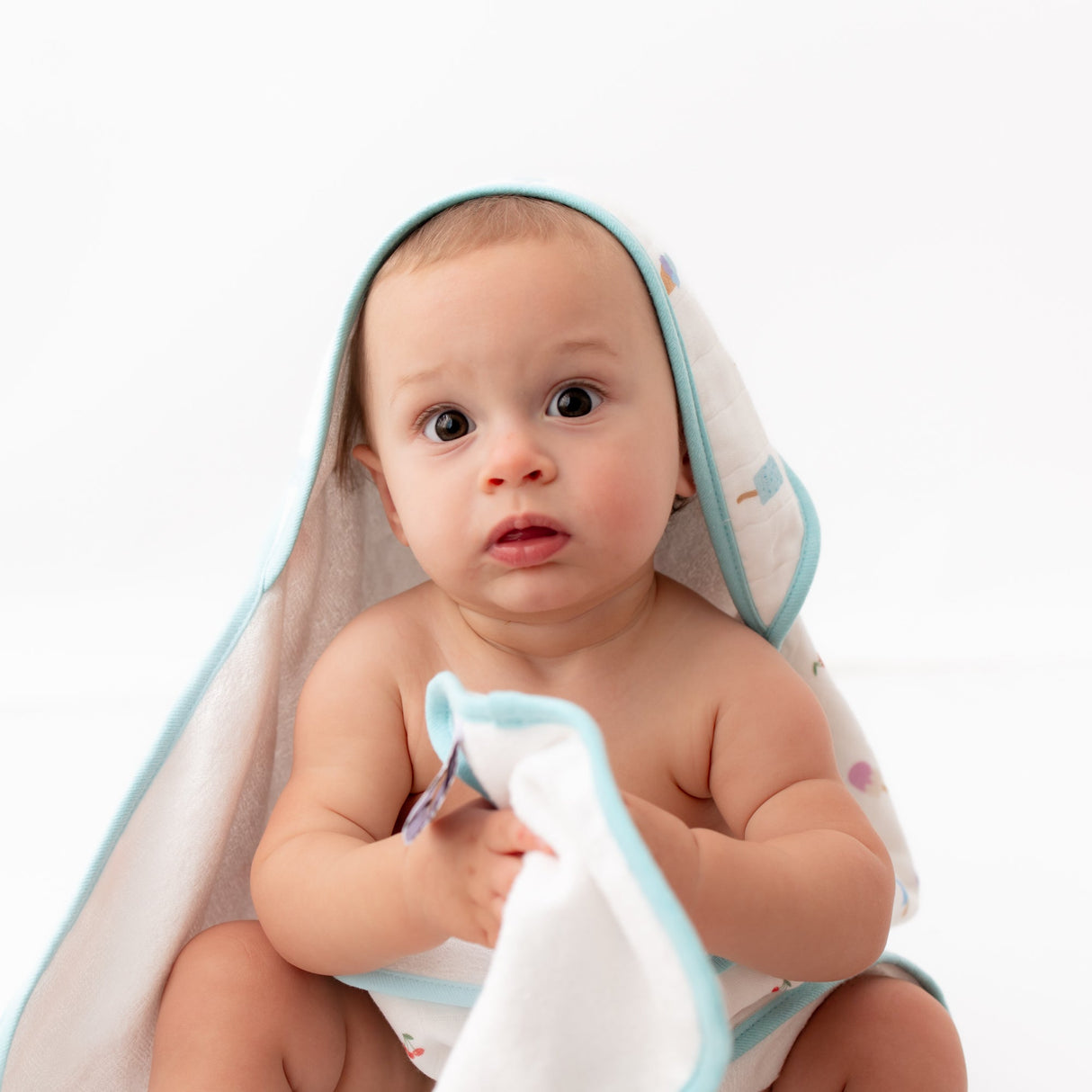Ice Cream Hooded Towel Set - HoneyBug