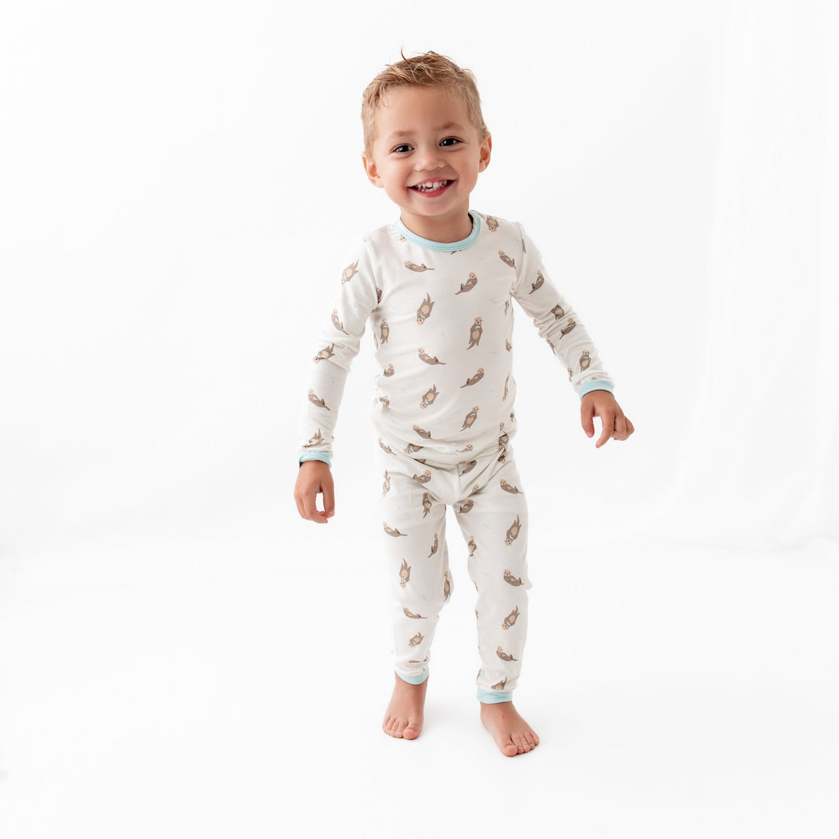 Otter Pajama Set - HoneyBug