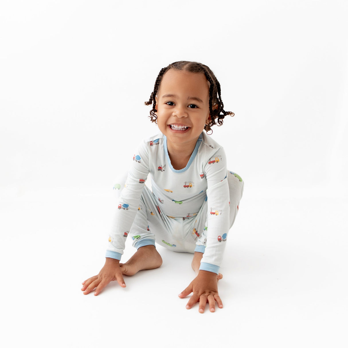 Trucks Pajama Set - HoneyBug