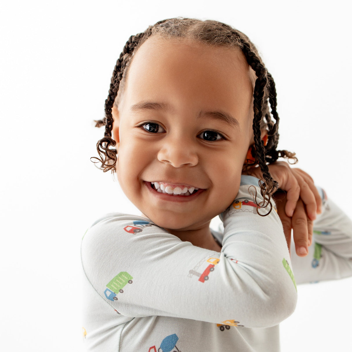 Trucks Pajama Set - HoneyBug