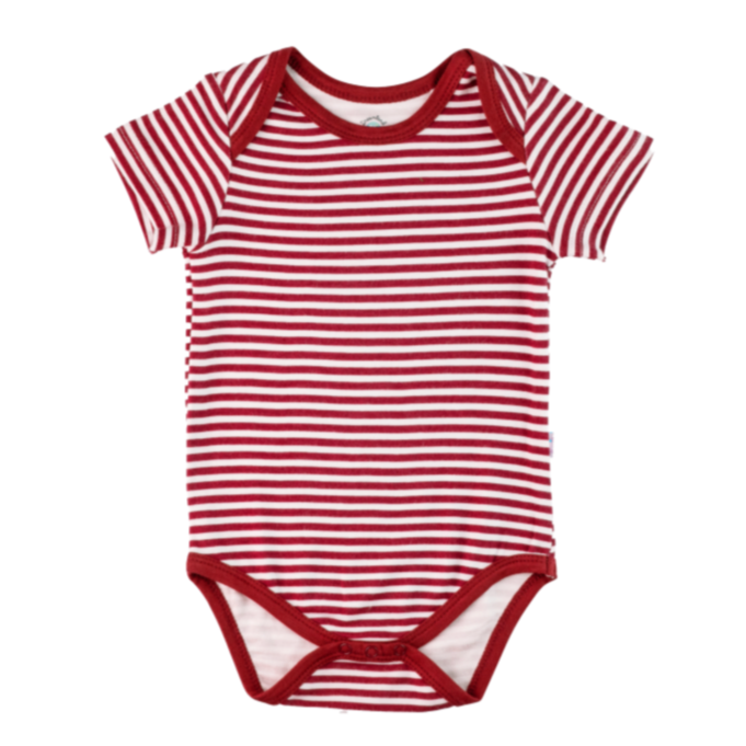 Baby Short-Sleeve Bamboo Bodysuit - HoneyBug