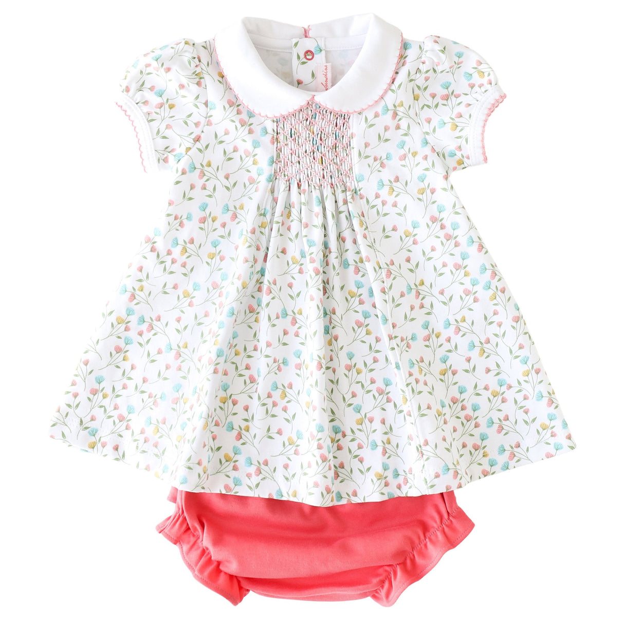 Pink Arabella Smocked Dress - HoneyBug