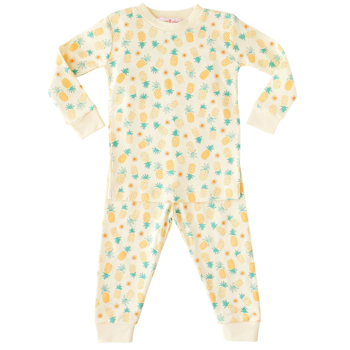 Pineapple Print 2-Piece Pajama - HoneyBug