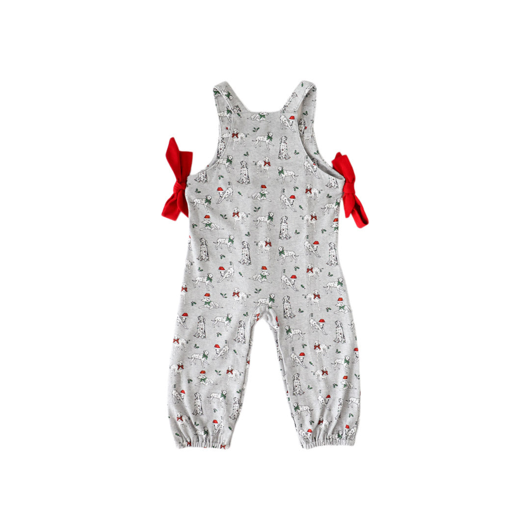 Holiday Dalmatian Romper - HoneyBug