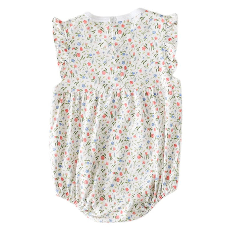 Pink Madison Smocked Bubble - HoneyBug