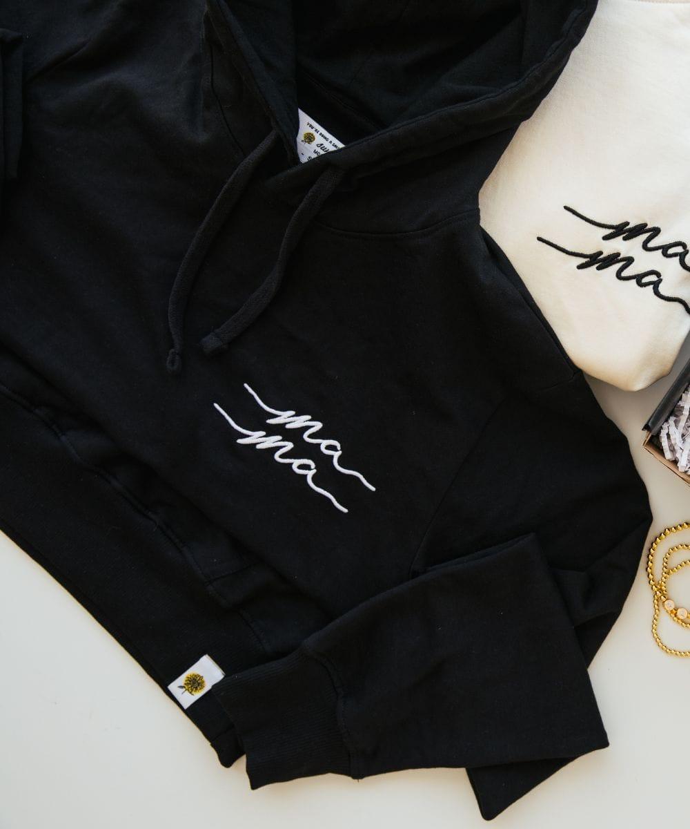 Mama Hooded Sweatshirt - HoneyBug