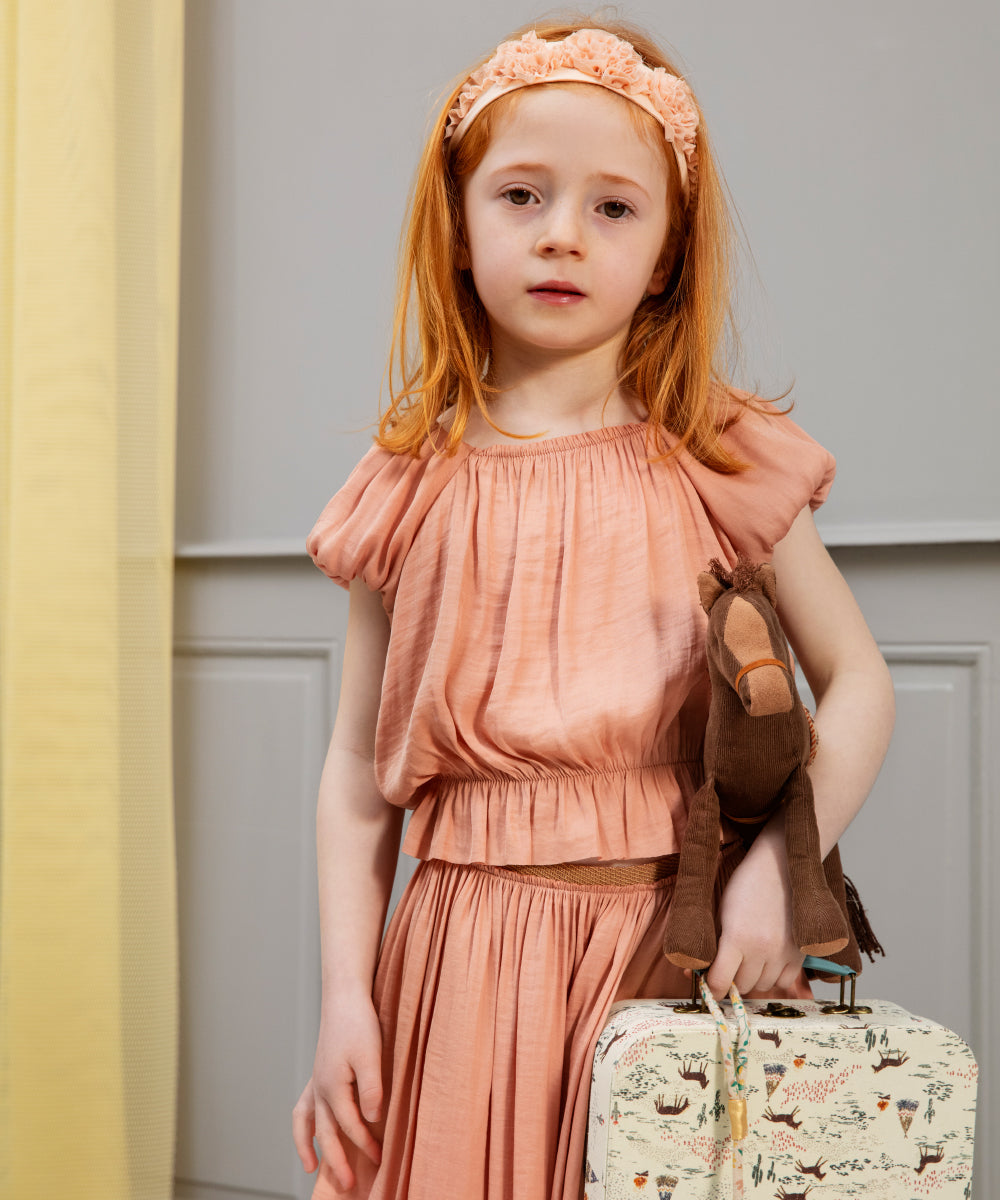 Princess Blouse - Melon - HoneyBug