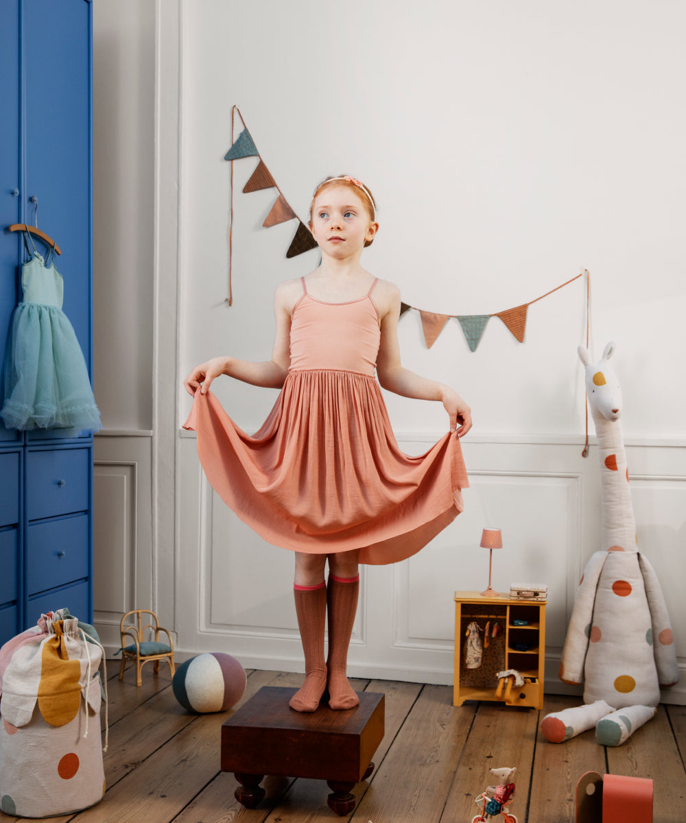 Ballerina Dress - Melon - HoneyBug