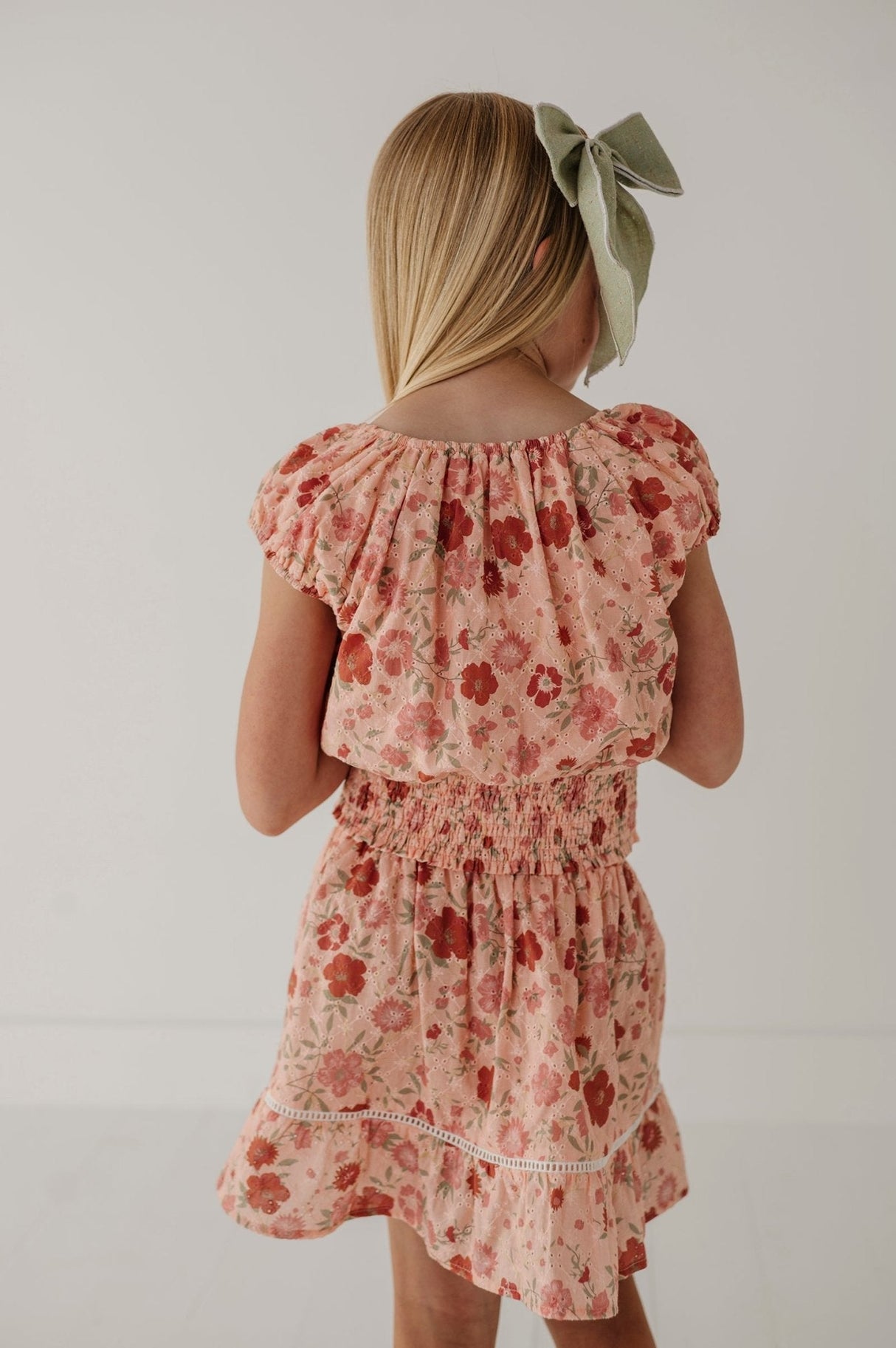Eyelet Peasant Top