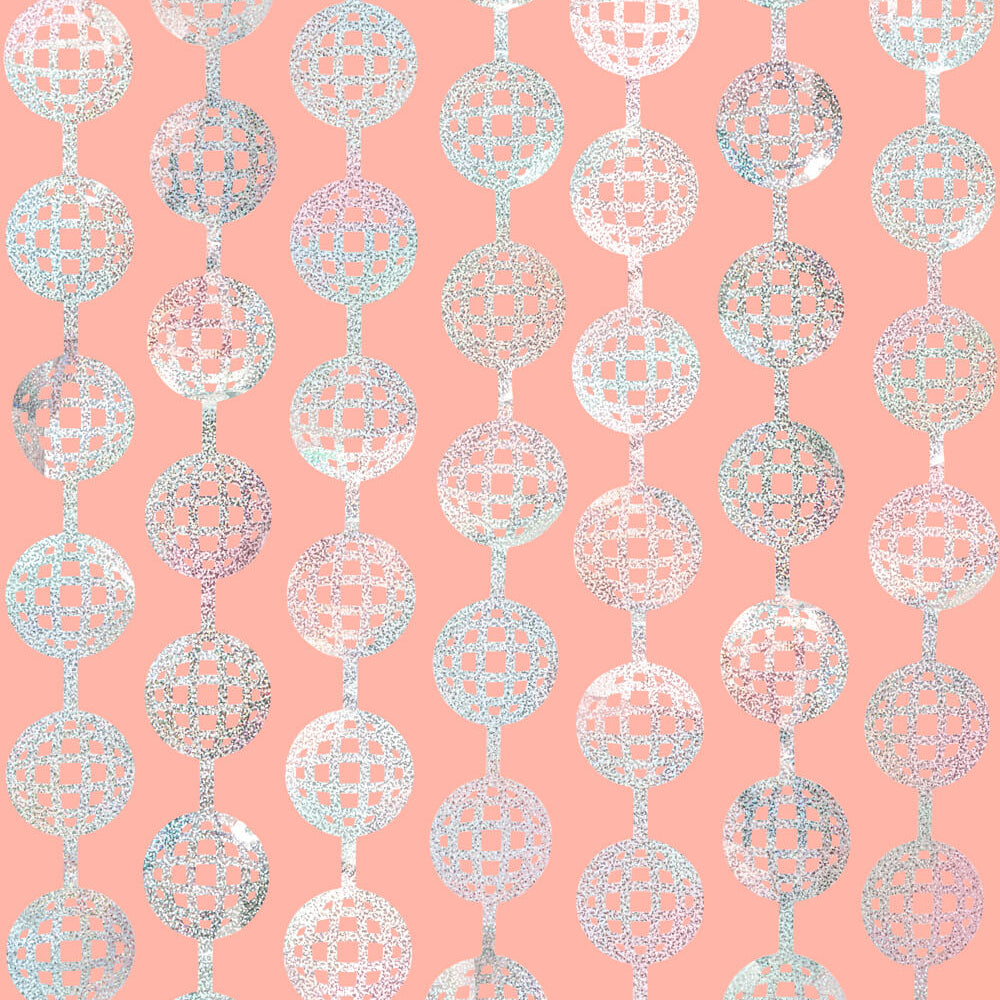 It's Disco, Baby! Curtain - iridescent foil curtain