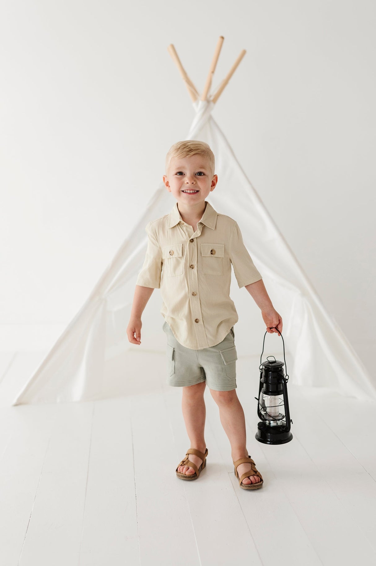Boy's Utility Shirt - HoneyBug