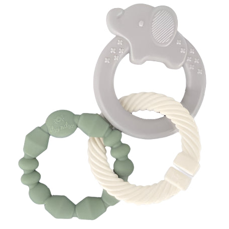 Itzy Loops™ Sensory Teether - Elephant - HoneyBug
