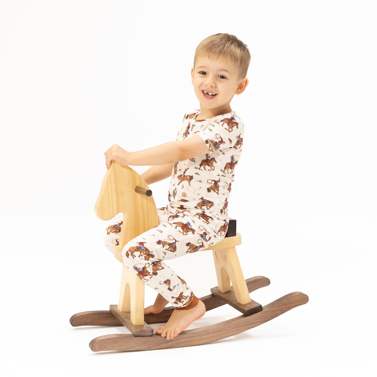 Buckaroo Western - Short Sleeve Loungewear Set