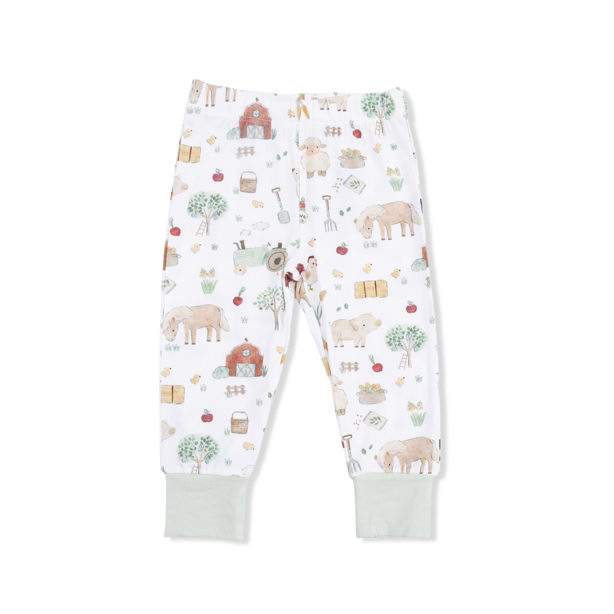 Cute Farm Animals Uni - Short Sleeve Loungewear Set