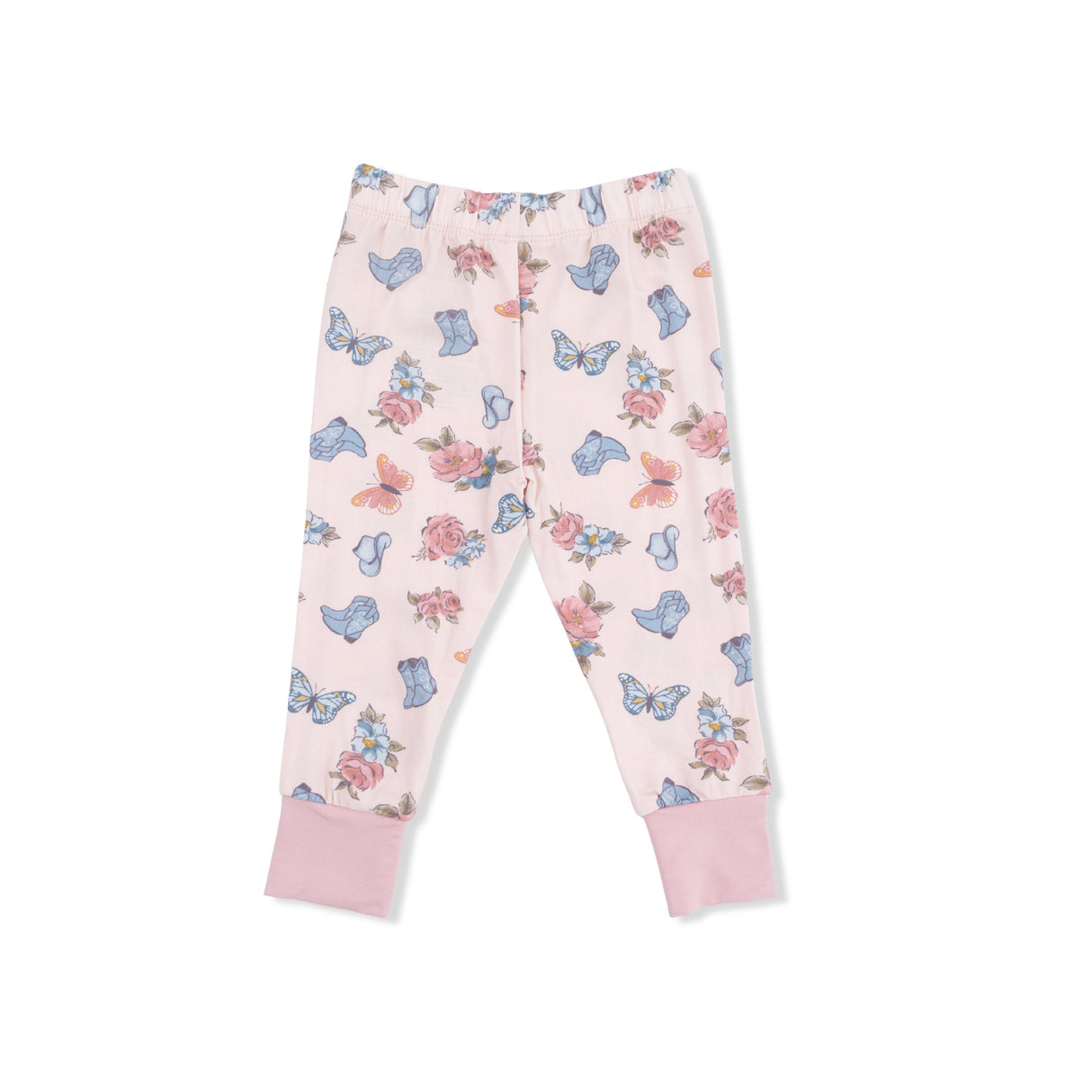 Country Girl Boots - Short Sleeve Loungewear Set