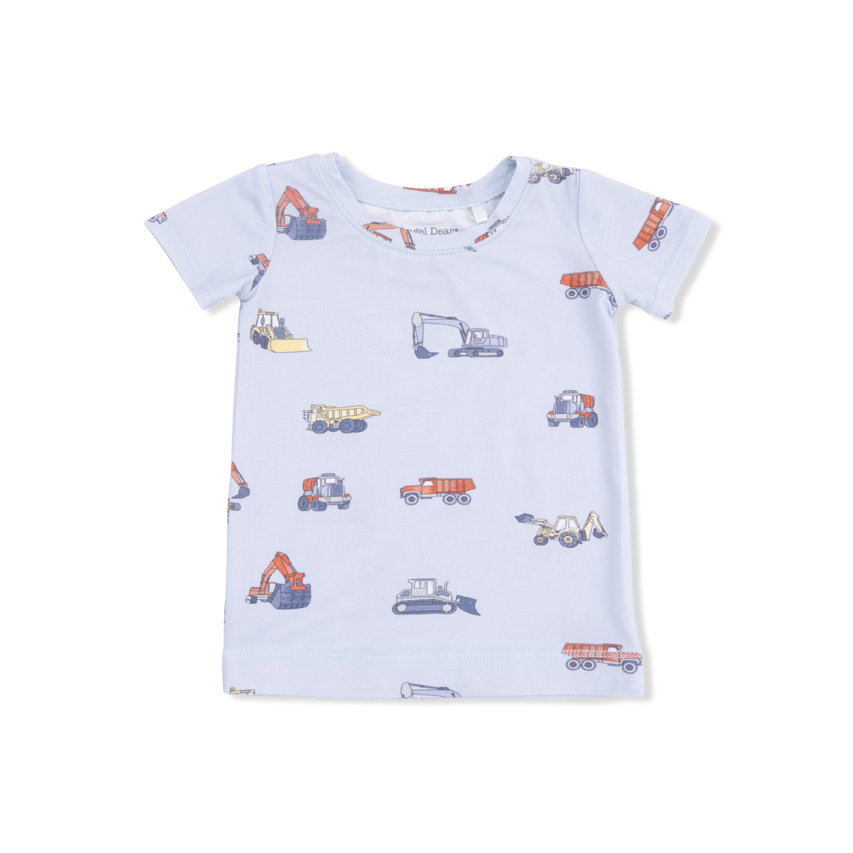 Construction Vehicles - Short Sleeve Loungewear Set