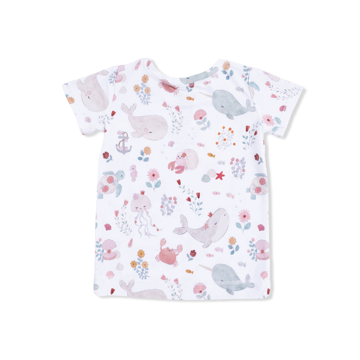 Garden Sea Creatures - Short Sleeve Loungewear Set