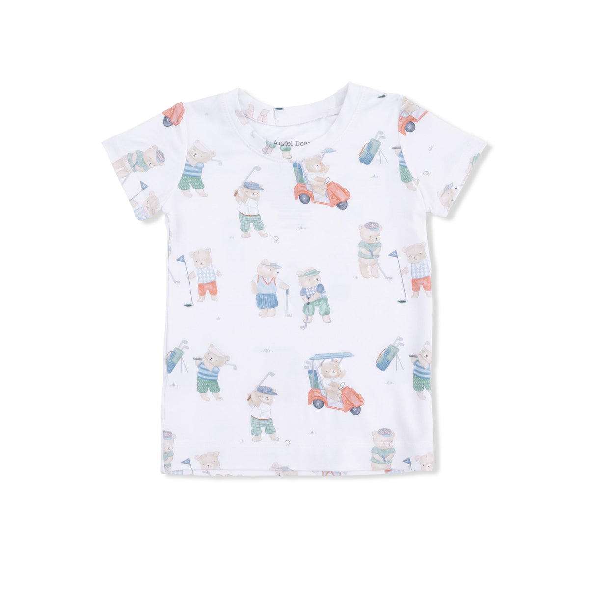 Golfing Teddy Bears - Short Sleeve Loungewear Set