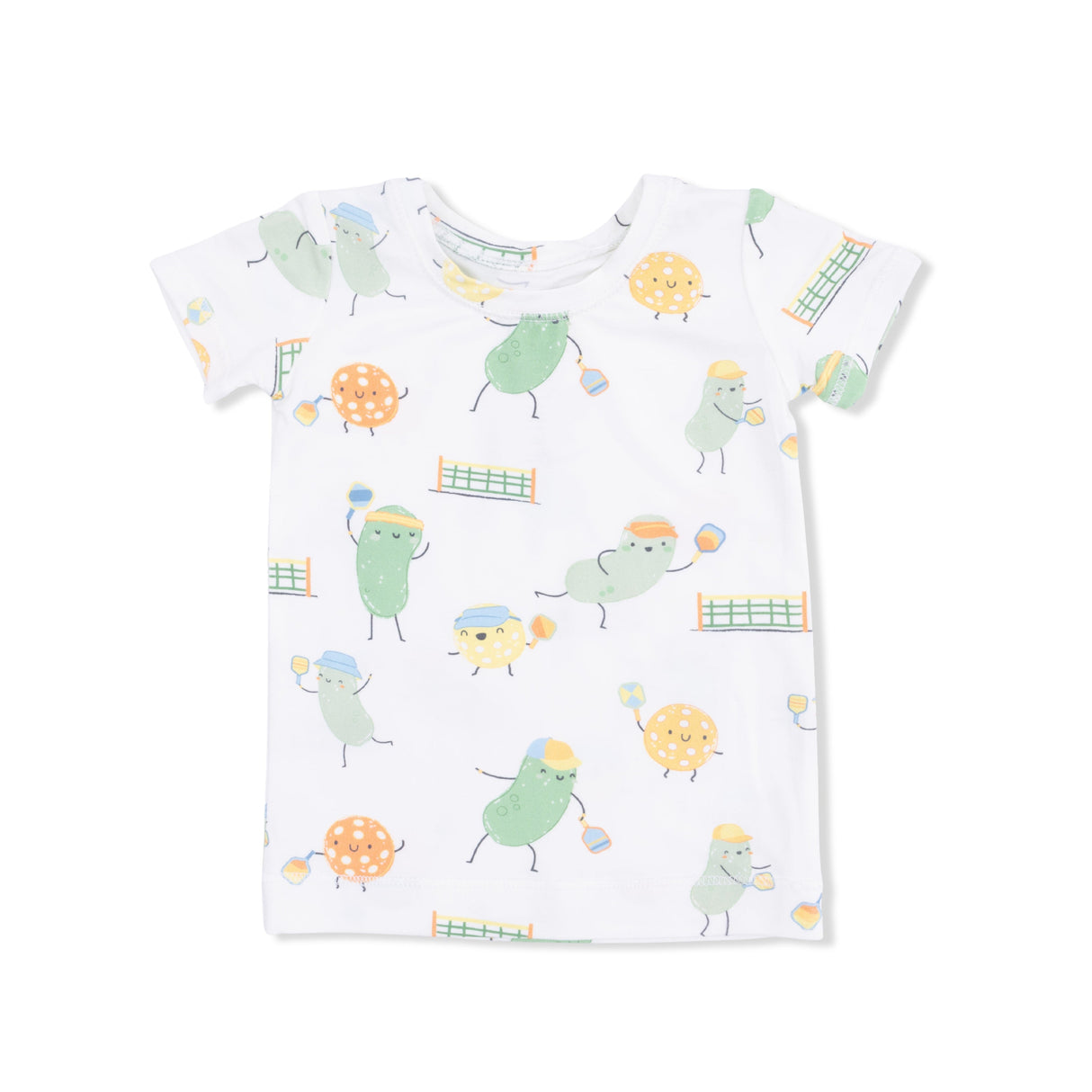 Pickles Playing Pickleball - Short Sleeve Loungewear Set
