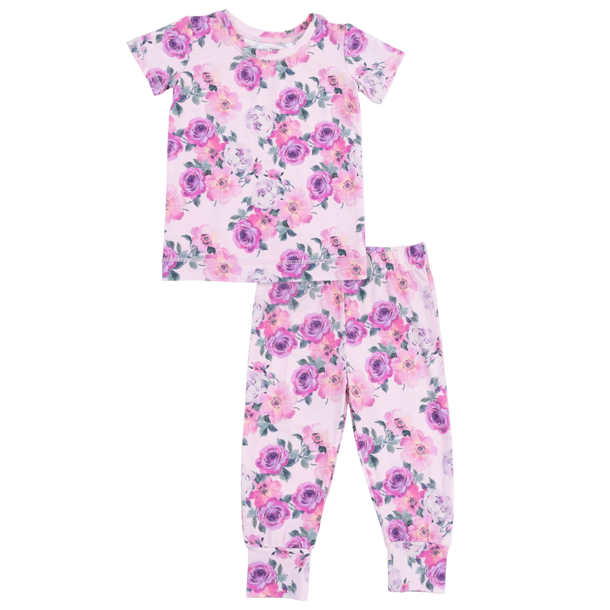 Rose Abundance - Short Sleeve Loungewear Set