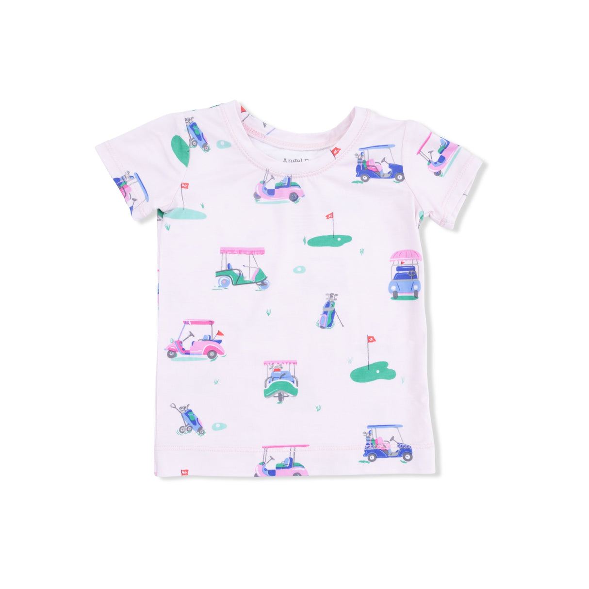 Vintage Golf Carts Pink - Short Sleeve Loungewear Set