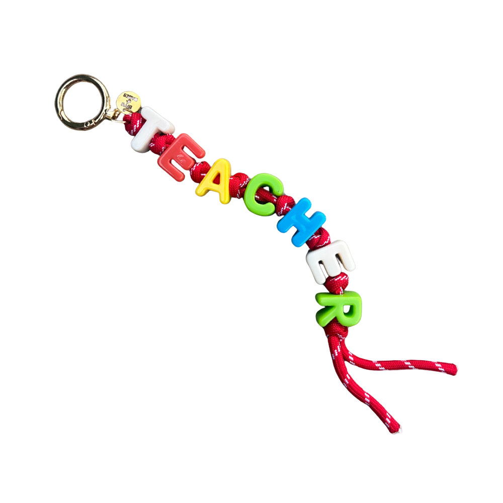 TEACHER ♡ bag charm