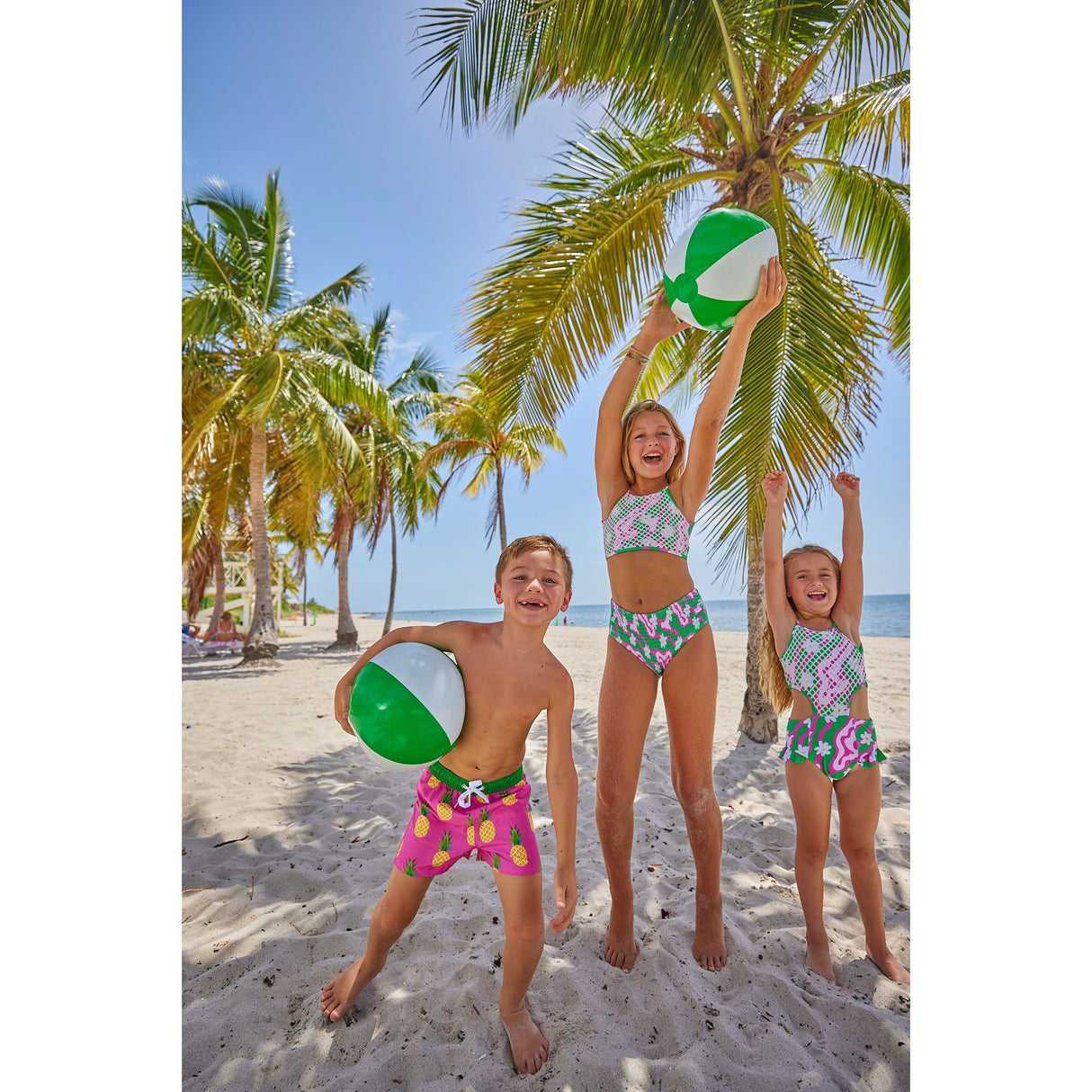 Golden Pineapple Youth Trunks - HoneyBug