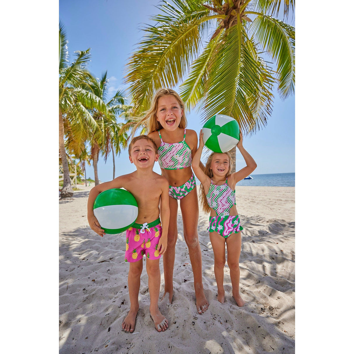 Pemberley Palms Two Piece Swimsuit - HoneyBug