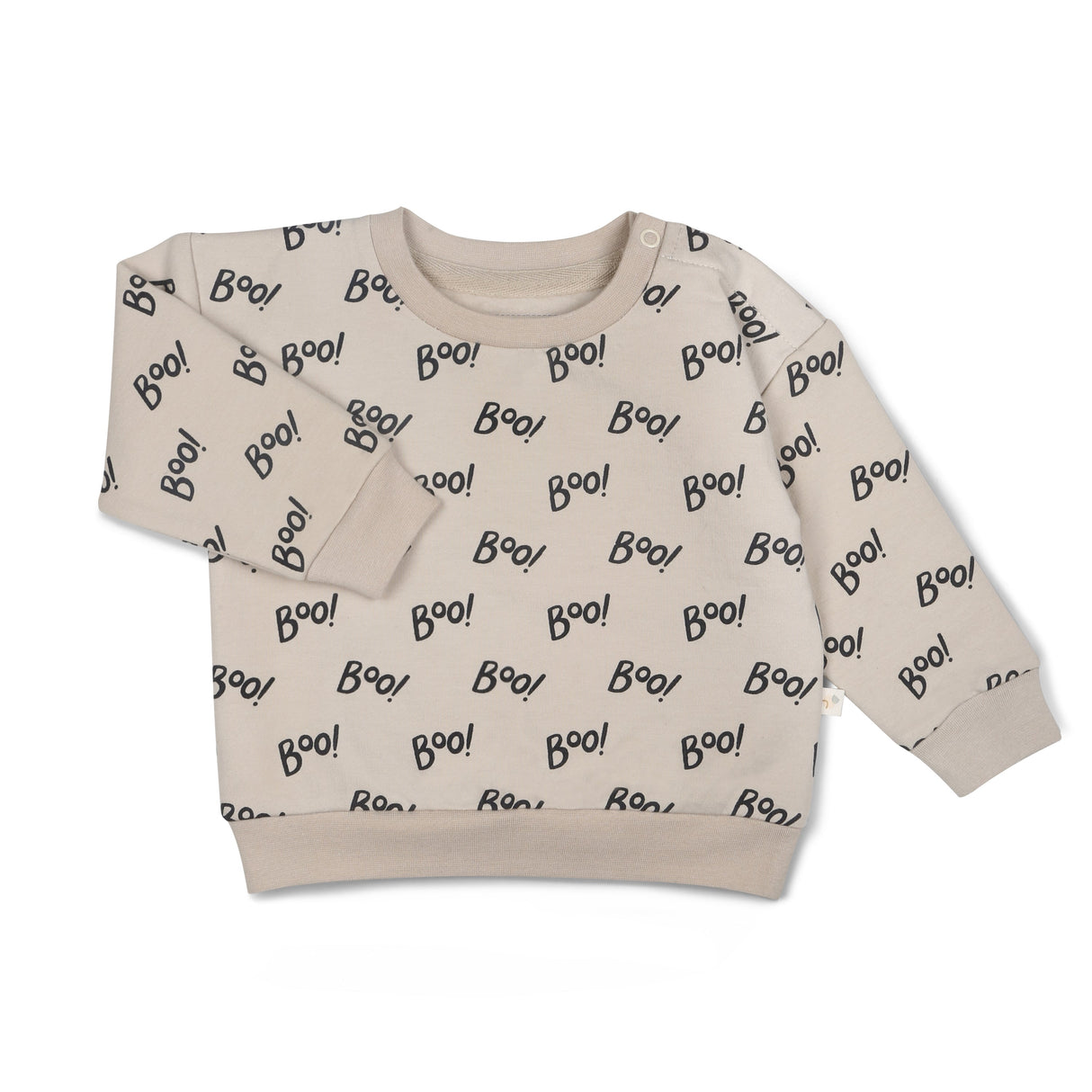 Organic Fleece Sweatshirt - Boo - HoneyBug