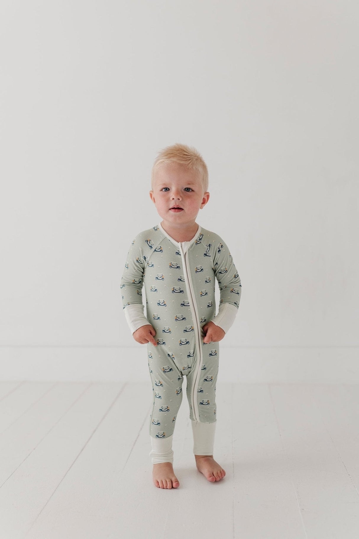 Baby Long Sleeve Zip Romper